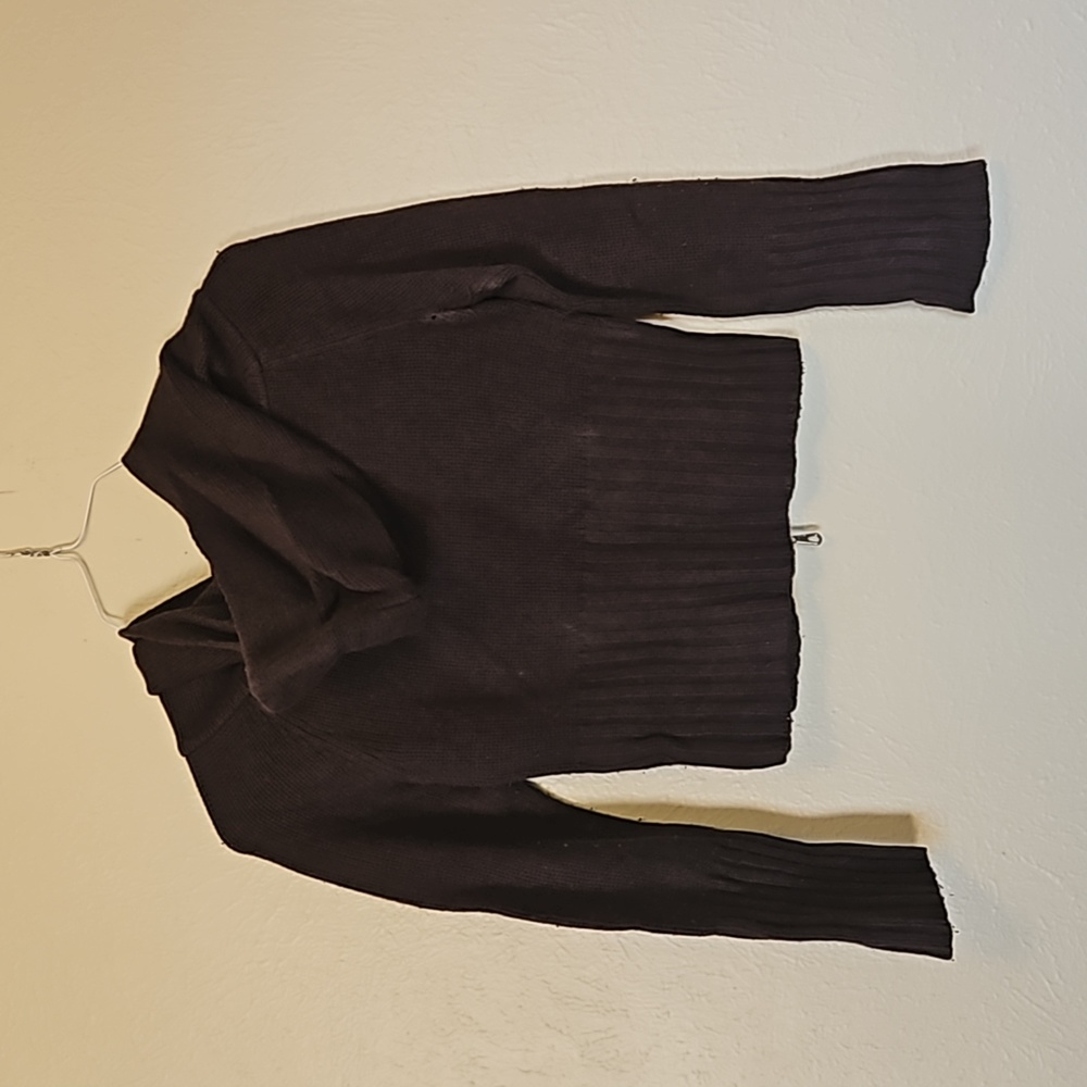 Brown Zip-Up Sweater - Picture 2 of 8